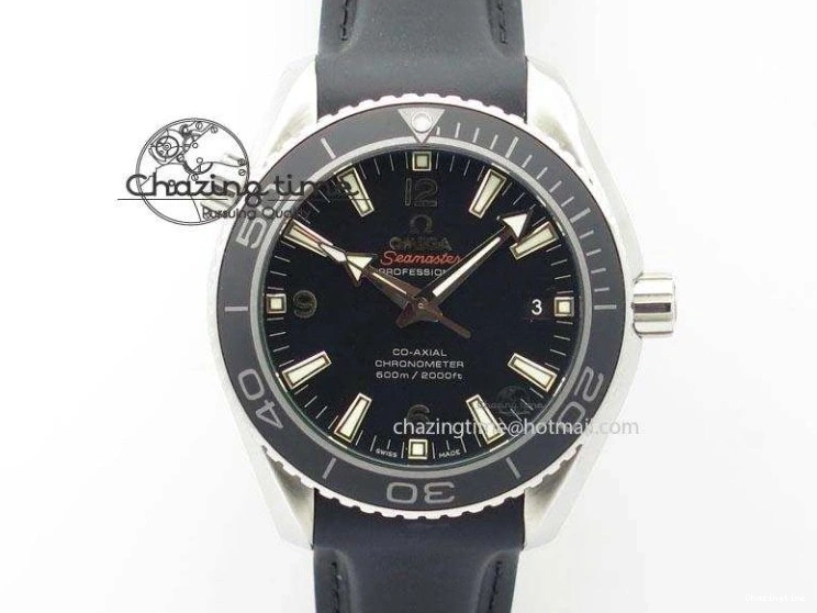 0411 Colorful Planet Ocean SS Bp Maker 45mm Black Bezel On Black Rubber Strap A 8219